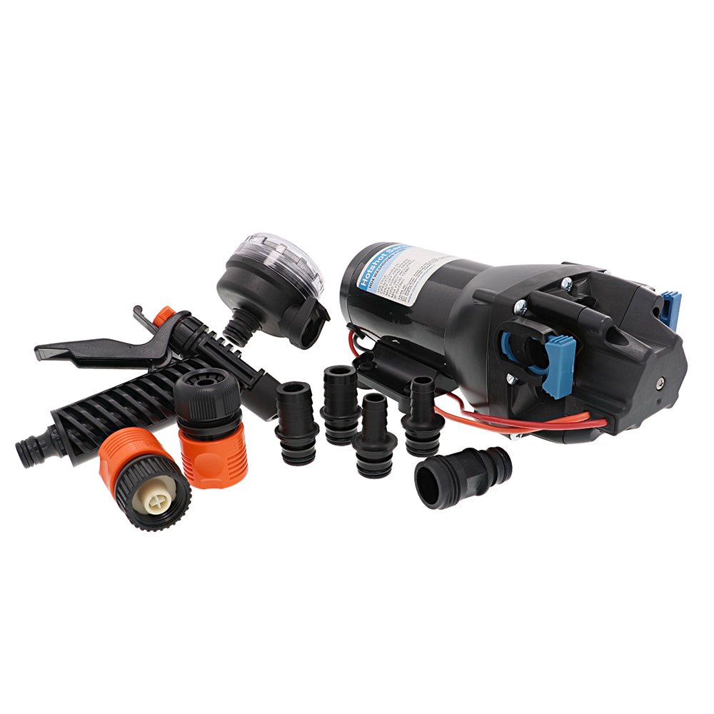 Jabsco HotShot HD4 Heavy Duty Washdown Pump - 12V - 4 GPM - 60 PSI [Q401J-118N-3A] - Houseboatparts.com