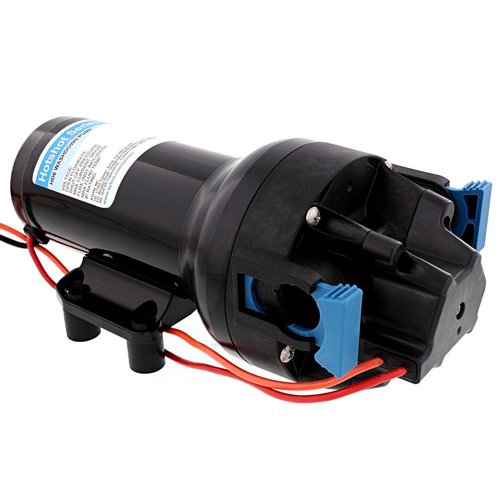 Jabsco HotShot HD6 Heavy Duty Washdown Pump w/25 HoseCoil - 12V - 6 GPM - 70 PSI [P601J-219N-4A] - Houseboatparts.com