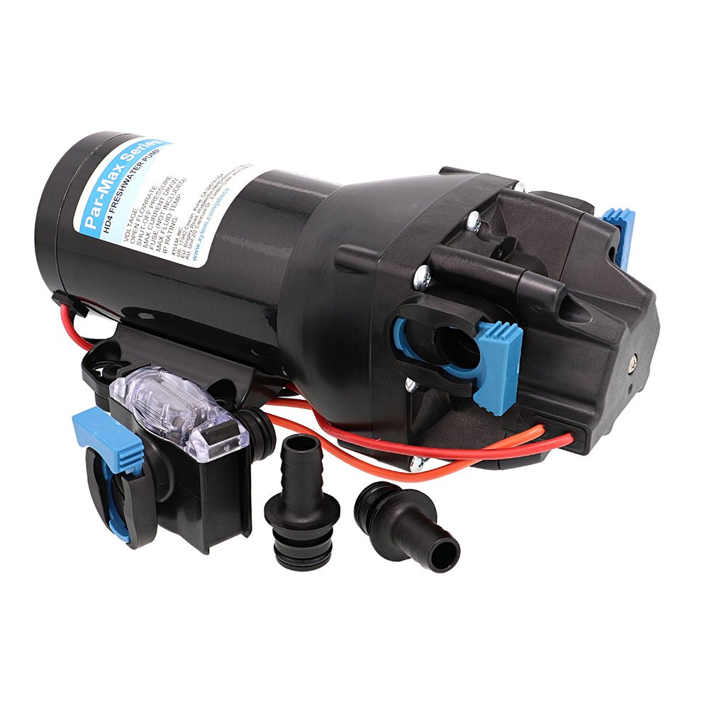 Jabsco Par-Max HD4 Heavy Duty Water Pressure Pump - 12V - 4 GPM - 40 PSI [Q401J-115S-3A] - Houseboatparts.com