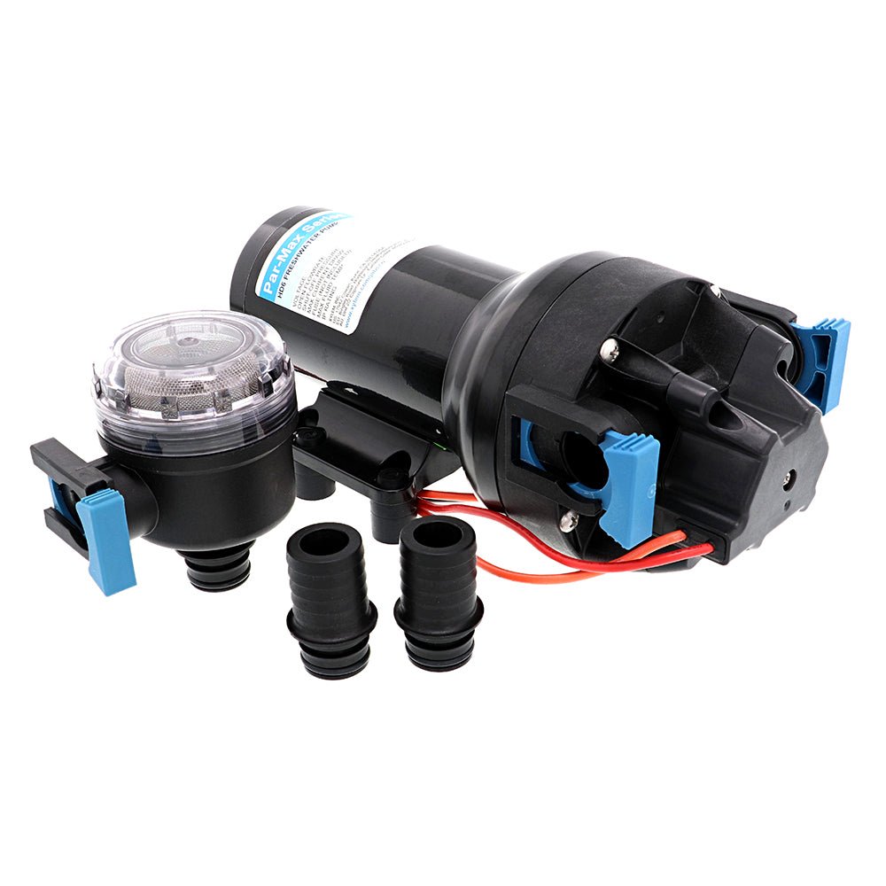 Jabsco Par-Max HD6 Heavy Duty Water Pressure Pump - 12V - 6 GPM - 40 PSI [P601J-215S-3A] - Houseboatparts.com