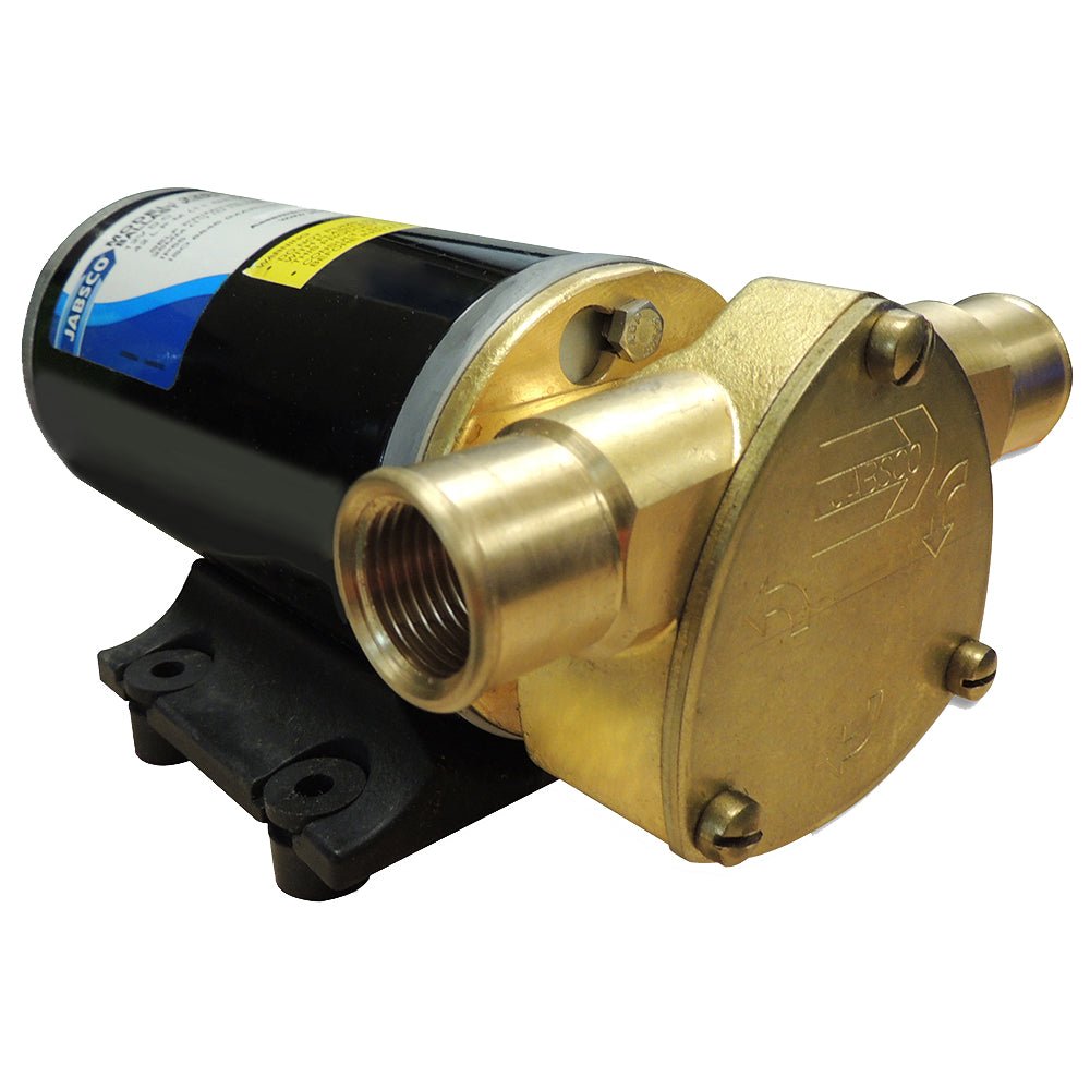 Jabsco Ballast King Bronze DC Pump with Deutsch Connector - No Reversing Switch - 15 GPM [22610-9427] - Houseboatparts.com