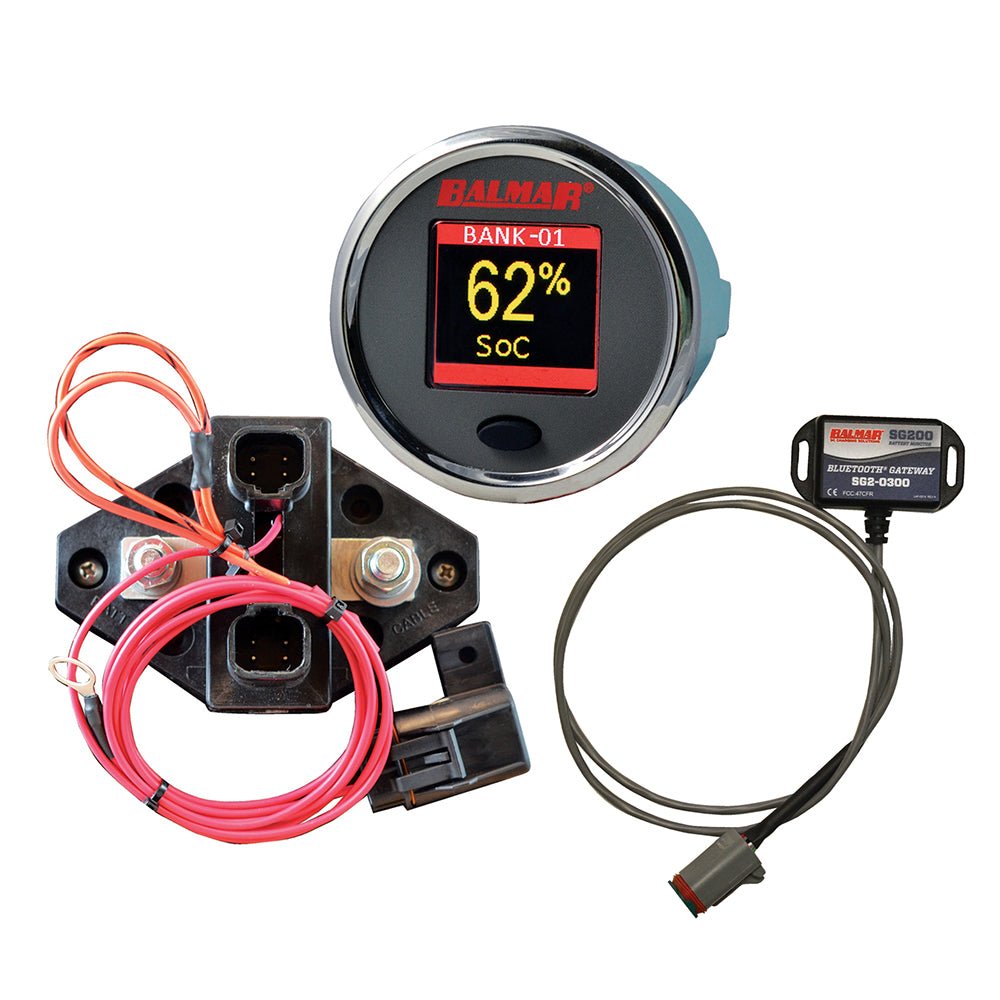 Balmar SG210 Battery Monitor Kit w/Display Shunt Gateway [SG210] - Houseboatparts.com