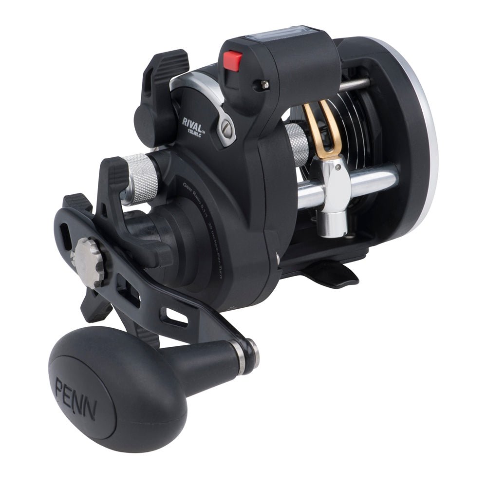 PENN RIV15LWLC Rival 15 Level Wind Reel w/Line Counter [1403993] - Houseboatparts.com