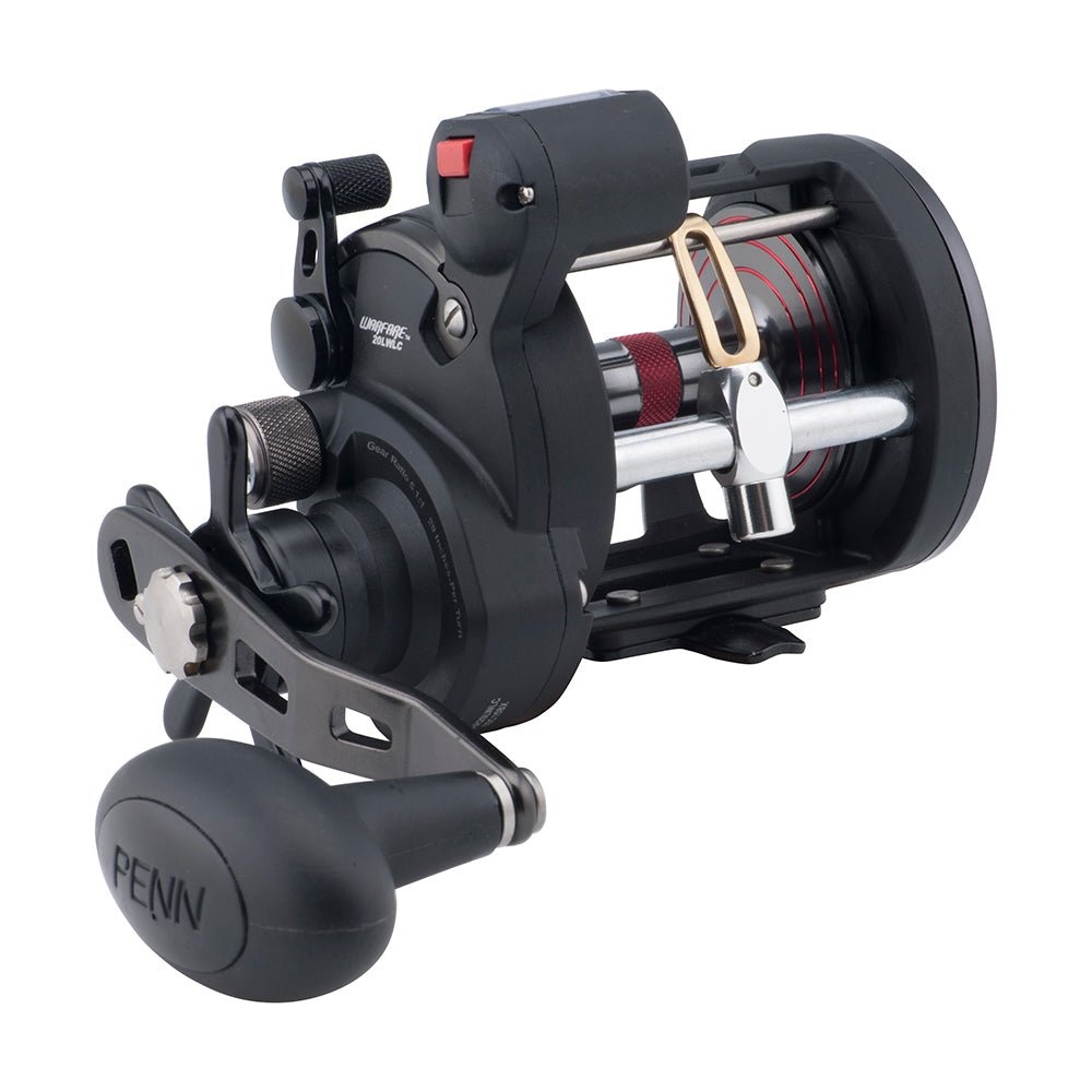 PENN WAR20LWLC Warfare Level Wind 20 Right Hand Reel w/Line Counter [1366193] - Houseboatparts.com