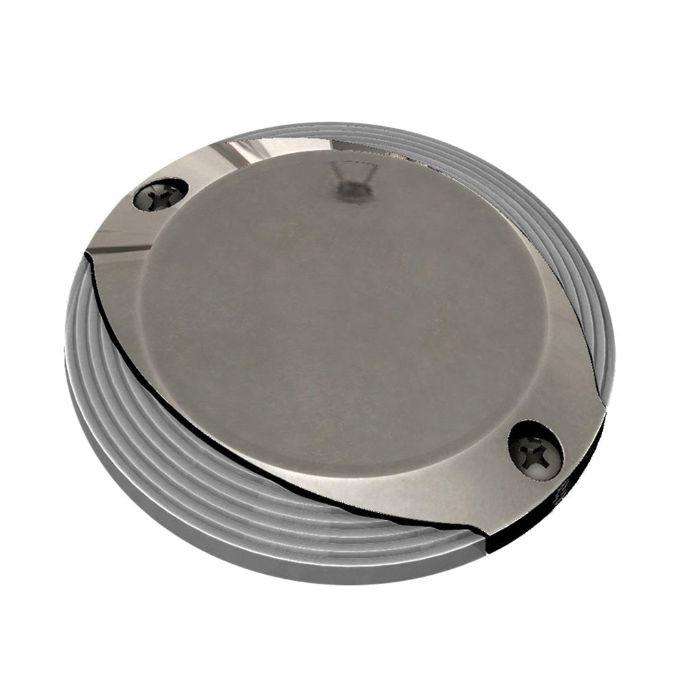 Lumitec Scallop Surface Mount Pathway Light - Spectrum RGBW/Warm White - Stainless Steel Housing [101672] - Houseboatparts.com