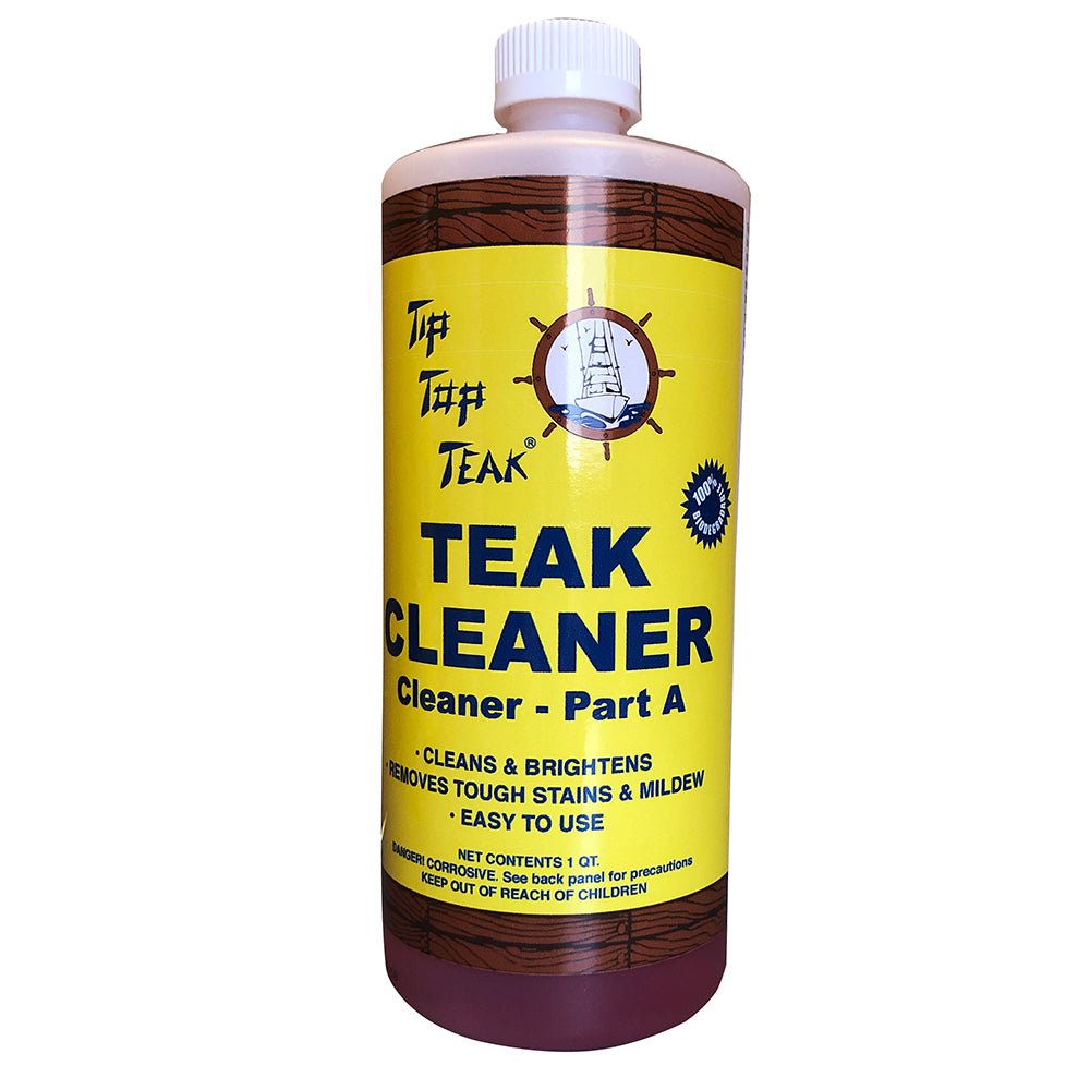 Tip Top Teak Cleaner Part A - Quart [TC861] - Houseboatparts.com