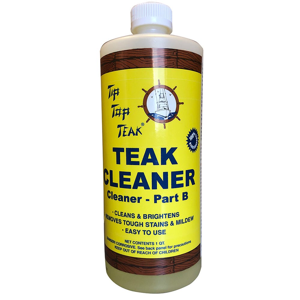 Tip Top Teak Cleaner Part B - Quart [TC862] - Houseboatparts.com