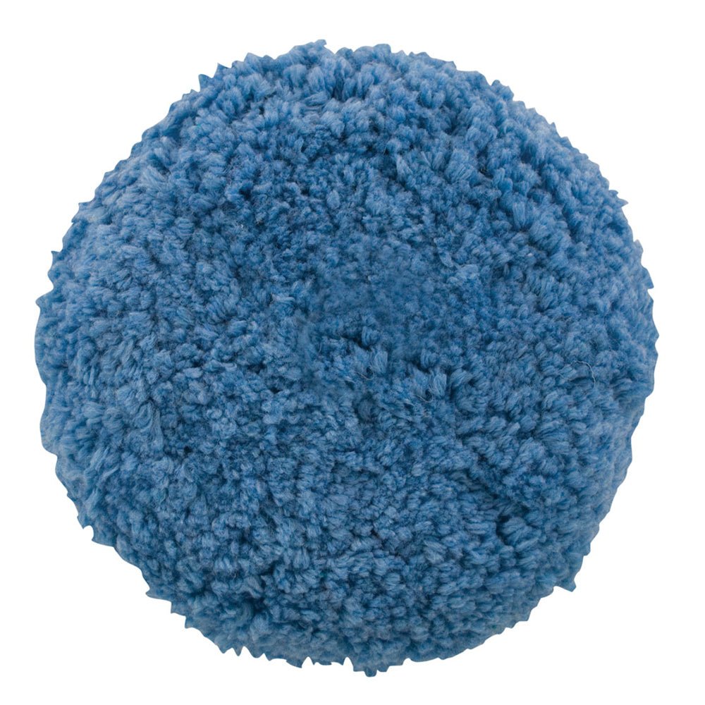 Presta Blue Blended Wool Medium Cutting Pad - 9" Screw-On Pad [890164] - Houseboatparts.com