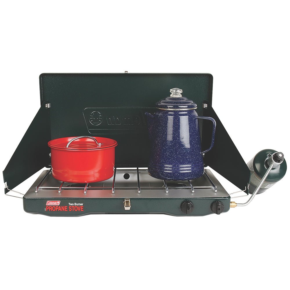 Coleman PerfectFlow 2-Burner Classic Stove - Propane [2000037883] - Houseboatparts.com
