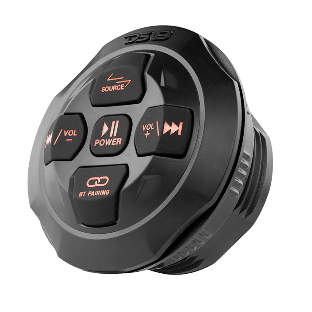 DS18 Marine Waterproof Bluetooth Streaming Audio Receiver Round Controller - f/Android iPhone [BTRC-R] - Houseboatparts.com