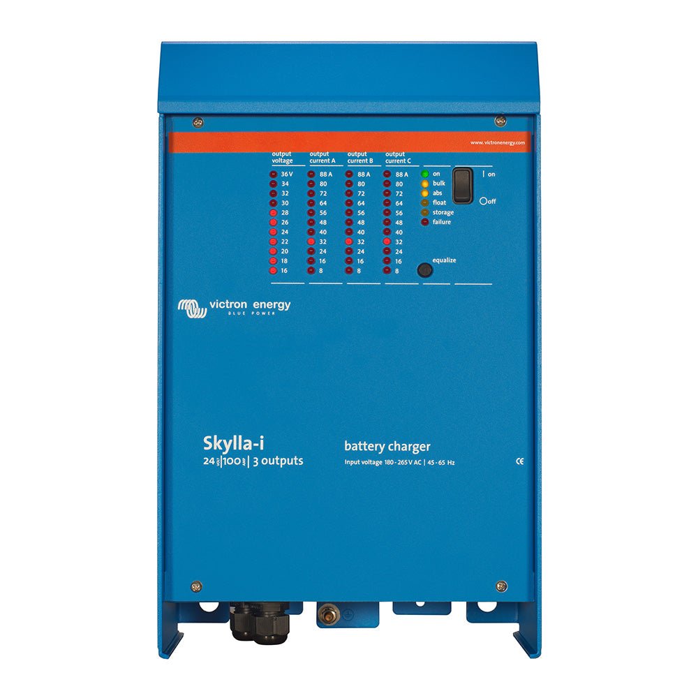 Victron Skylla - i Battery Charger 24/100 (3) 230V Battery Charger [SKI024100002] - Houseboatparts.com