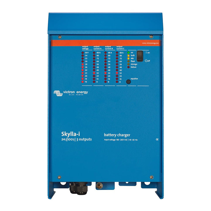 Victron Skylla - i Battery Charger 24/100 (3) 230V Battery Charger [SKI024100002] - Houseboatparts.com