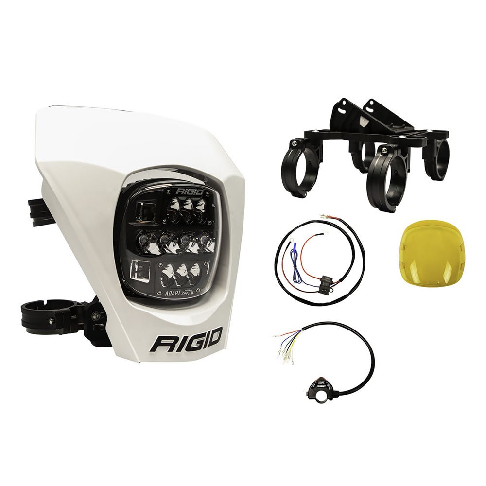 RIGID Industries Adapt XE Extreme Enduro LED Moto Kit - White [300417] - Houseboatparts.com