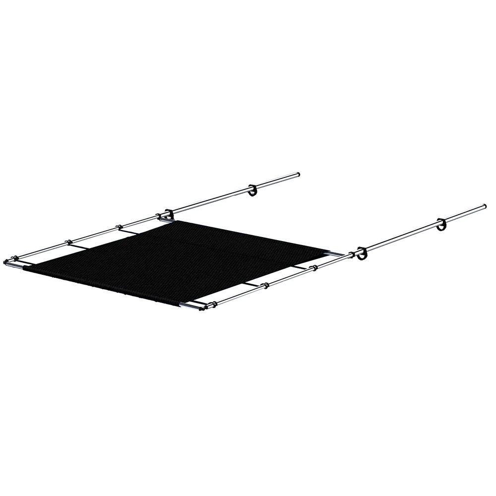 SureShade PTX Power Shade - 57" Wide - Stainless Steel - Black [2021026400] - Houseboatparts.com