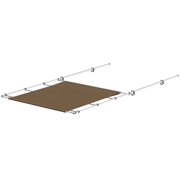 SureShade PTX Power Shade - 51" Wide - Stainless Steel - Toast [2021026261] - Houseboatparts.com