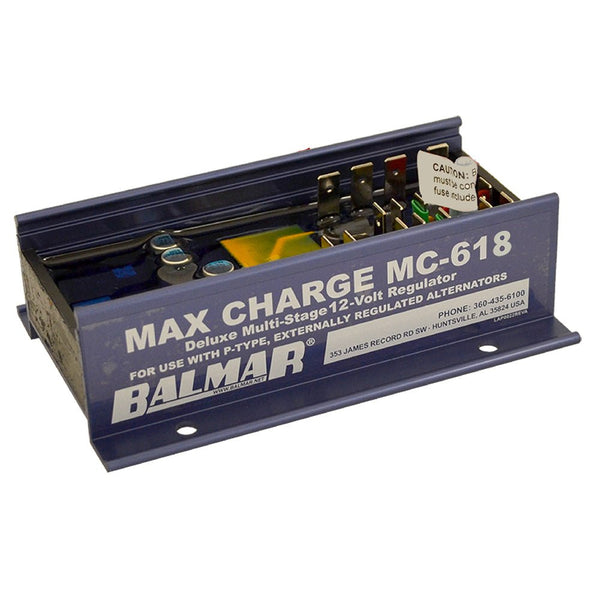 Balmar Max Charge MC618 Multi-Stage Regulator w/o Harness - 12V [MC-618] - Houseboatparts.com