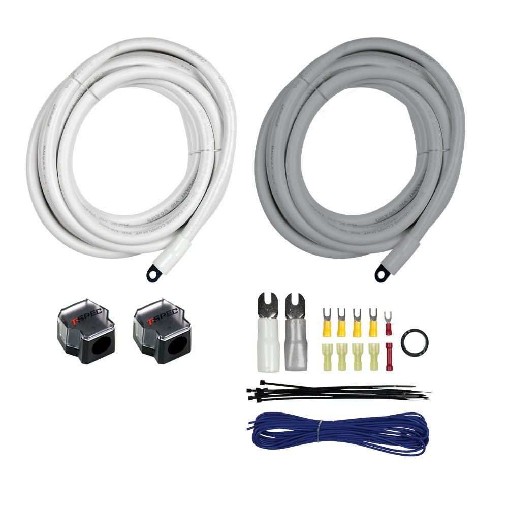 T-Spec V10-D104K 4 Gauge Add-A-Amp Kit f/1/0 Gauge Wire [V10-D104K] - Houseboatparts.com