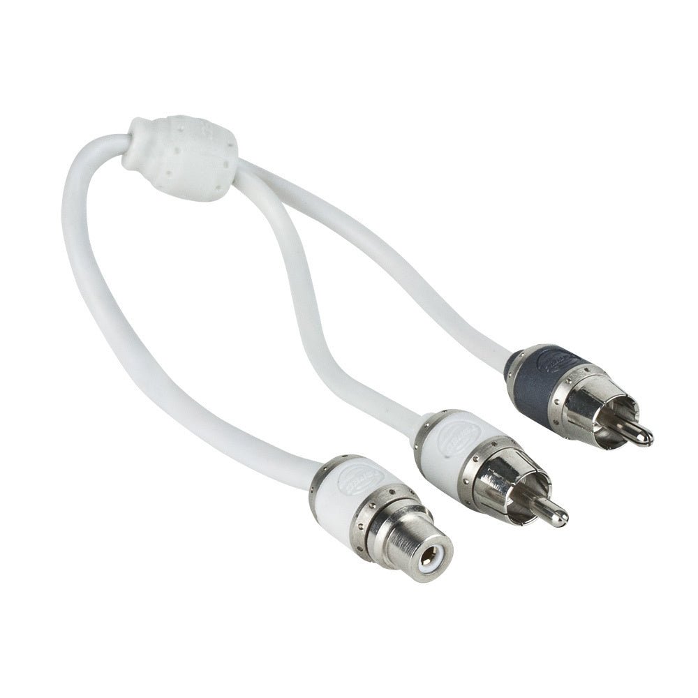 T-Spec V10 Series RCA Audio Y Cable - 2 Channel - 1 Female to 2 Males [V10RY1] - Houseboatparts.com