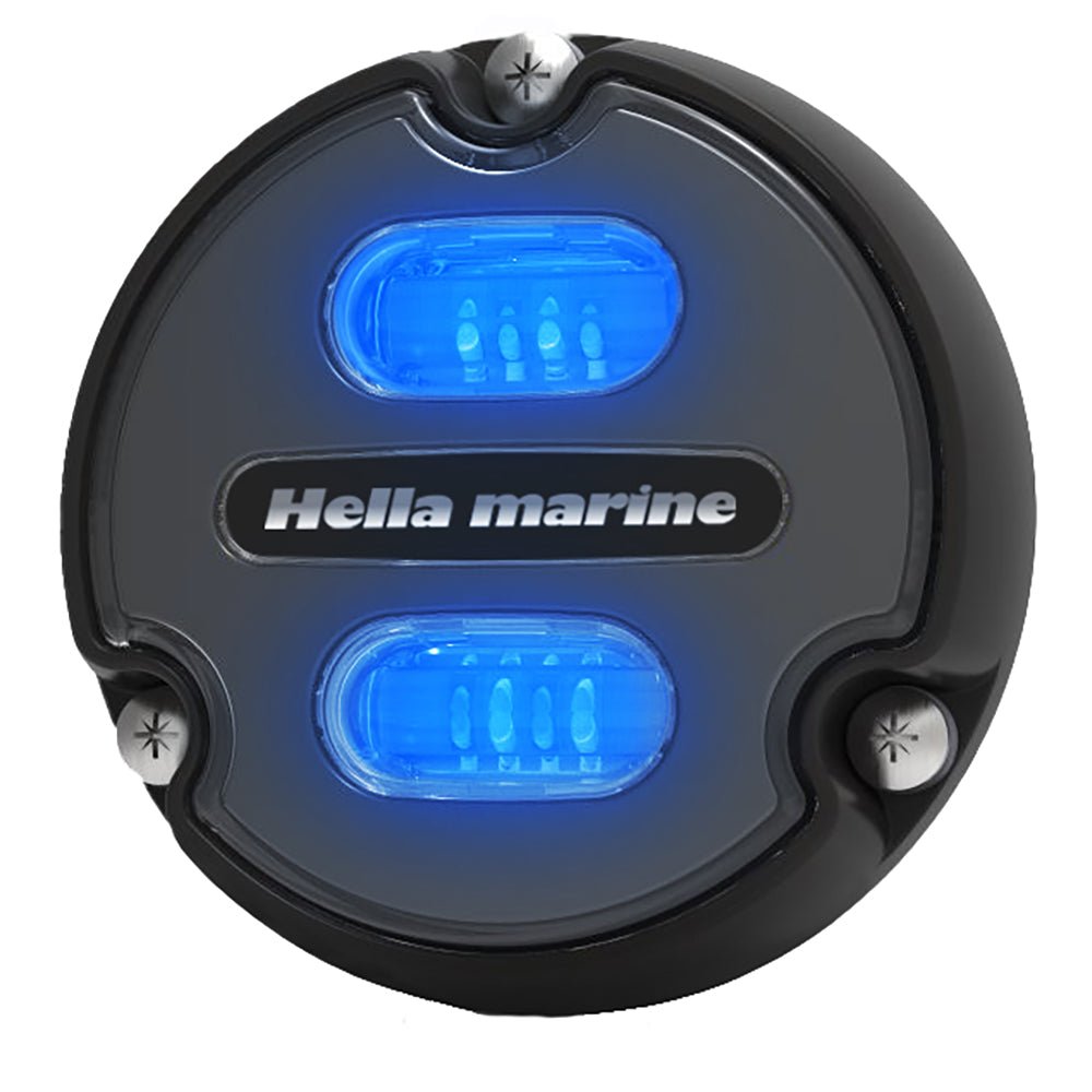 Hella Marine Apelo A1 Blue White Underwater Light - 1800 Lumens - Black Housing - Charcoal Lens [016145-001] - Houseboatparts.com