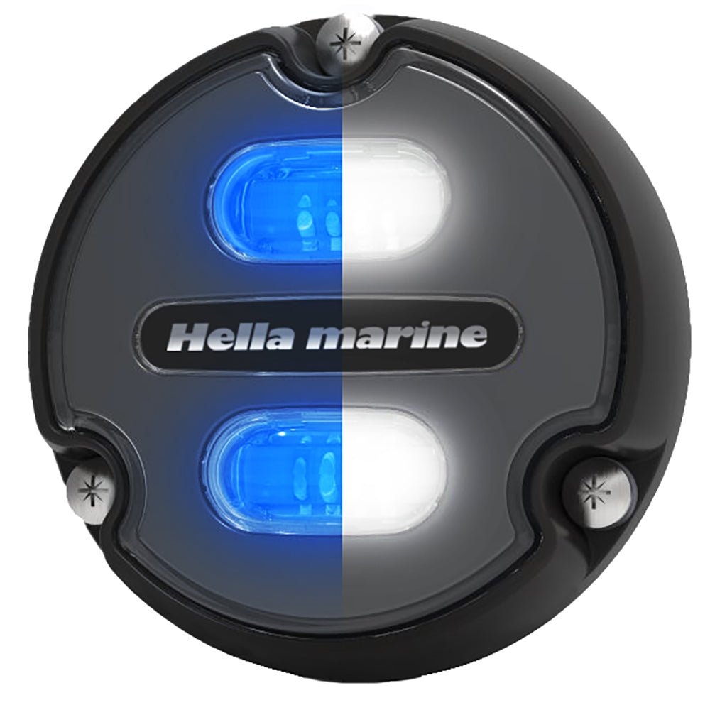 Hella Marine Apelo A1 Blue White Underwater Light - 1800 Lumens - Black Housing - Charcoal Lens [016145-001] - Houseboatparts.com