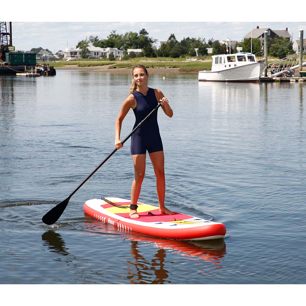 Aqua Leisure 10 Inflatable Stand-Up Paddleboard Drop Stitch w/Oversized Backpack f/Board Accessories [APR20925] - Houseboatparts.com