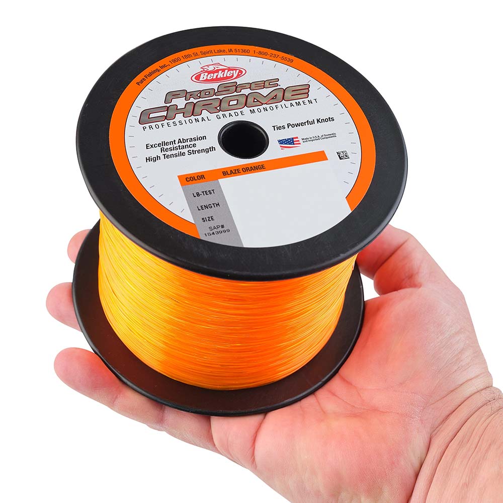 Berkley ProSpec Chrome Blaze Orange Monofilament - 130 lb - 2000 yds - PSC5B130-80 [1544016] - Houseboatparts.com