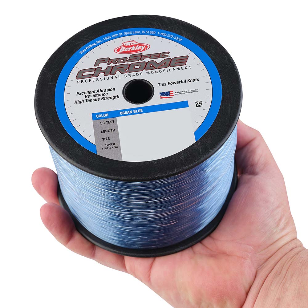 Berkley ProSpec Chrome Ocean Blue Monofilament - 130 lb - 2000 yds - PSC5B130-OBL [1545751] - Houseboatparts.com