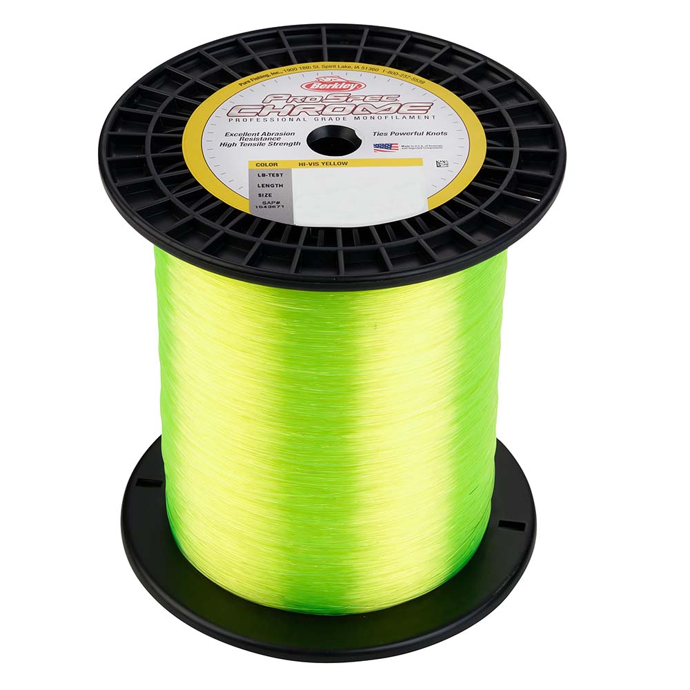 Berkley ProSpec Chrome Hi-Vis Yellow Monofilament - 60 lb - 3000 yds - PSC3B60-HVY [1543675] - Houseboatparts.com