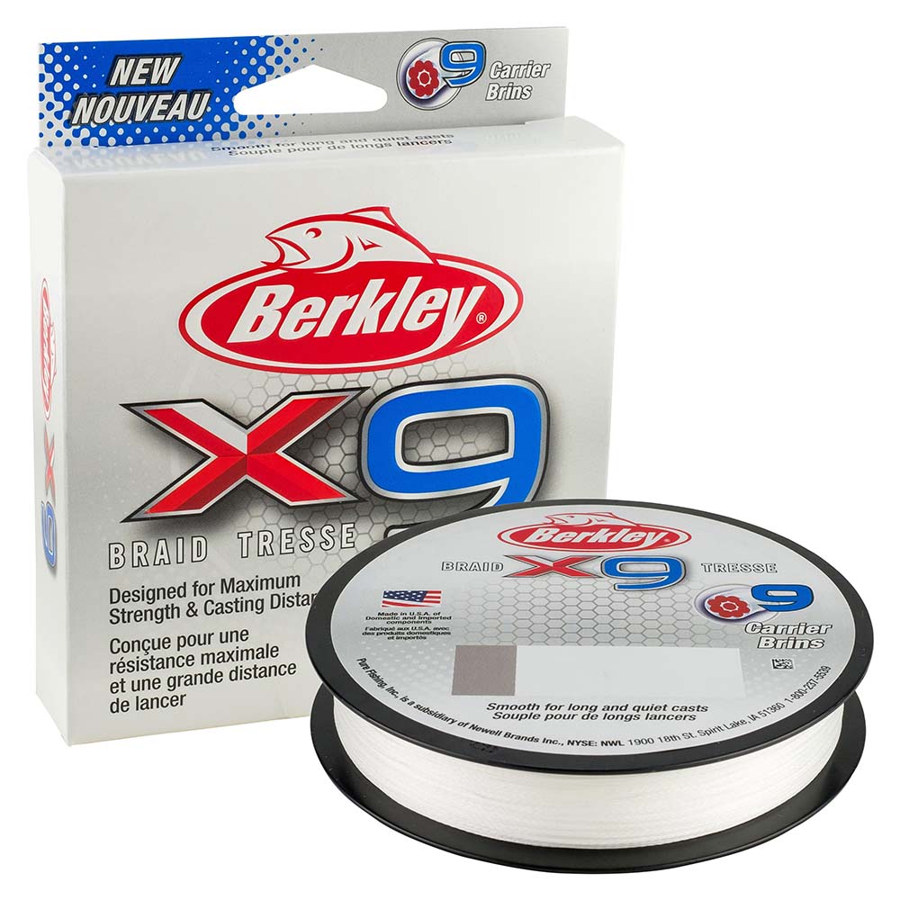 Berkley x9 Braid Crystal - 8lb - 328 yds - X9B3308-CY [1486895] - Houseboatparts.com