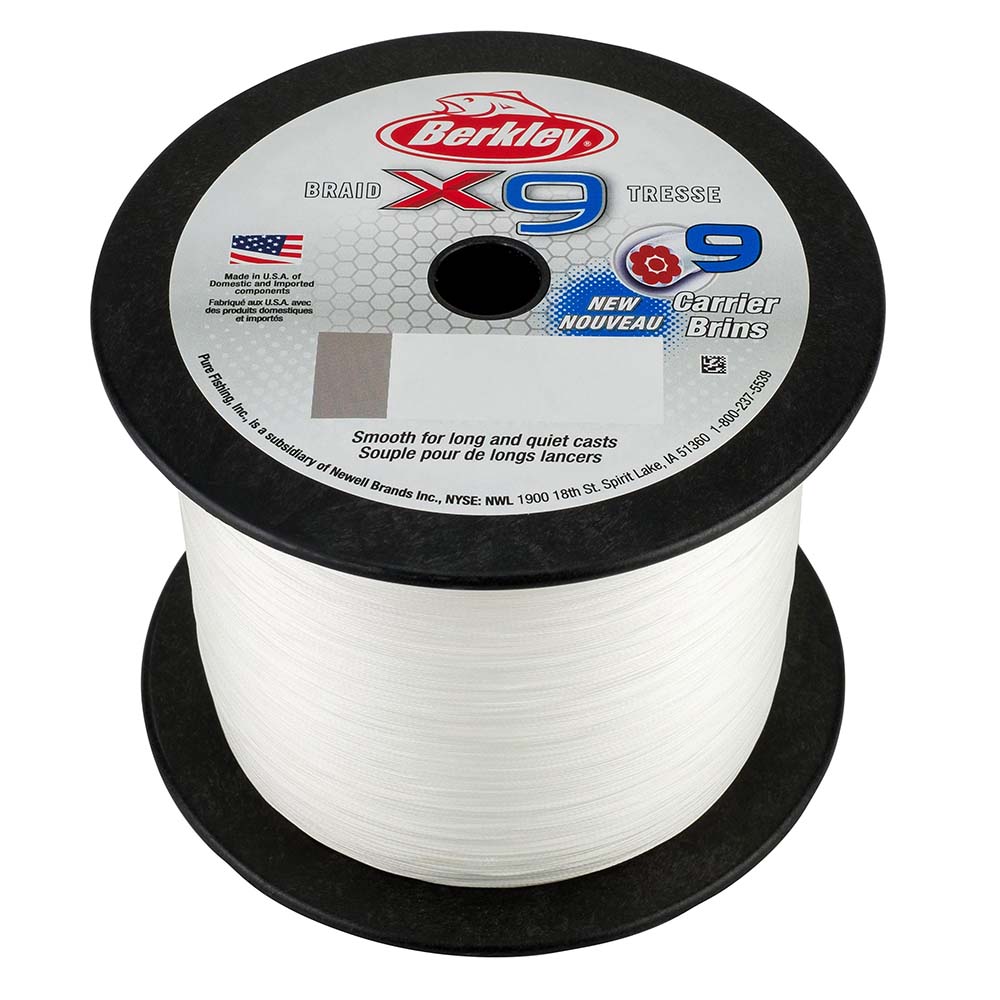 Berkley x9 Braid Crystal - 30lb - 2188 yds - X9BBK30-CY [1486911] - Houseboatparts.com