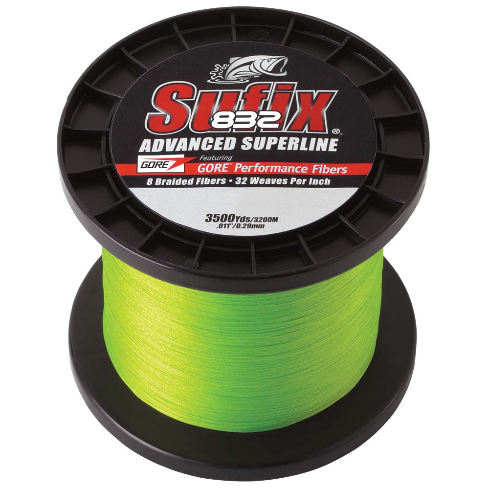 Sufix 832 Advanced Superline Braid - 10lb - Neon Green - 3500 yds [660-410L] - Houseboatparts.com