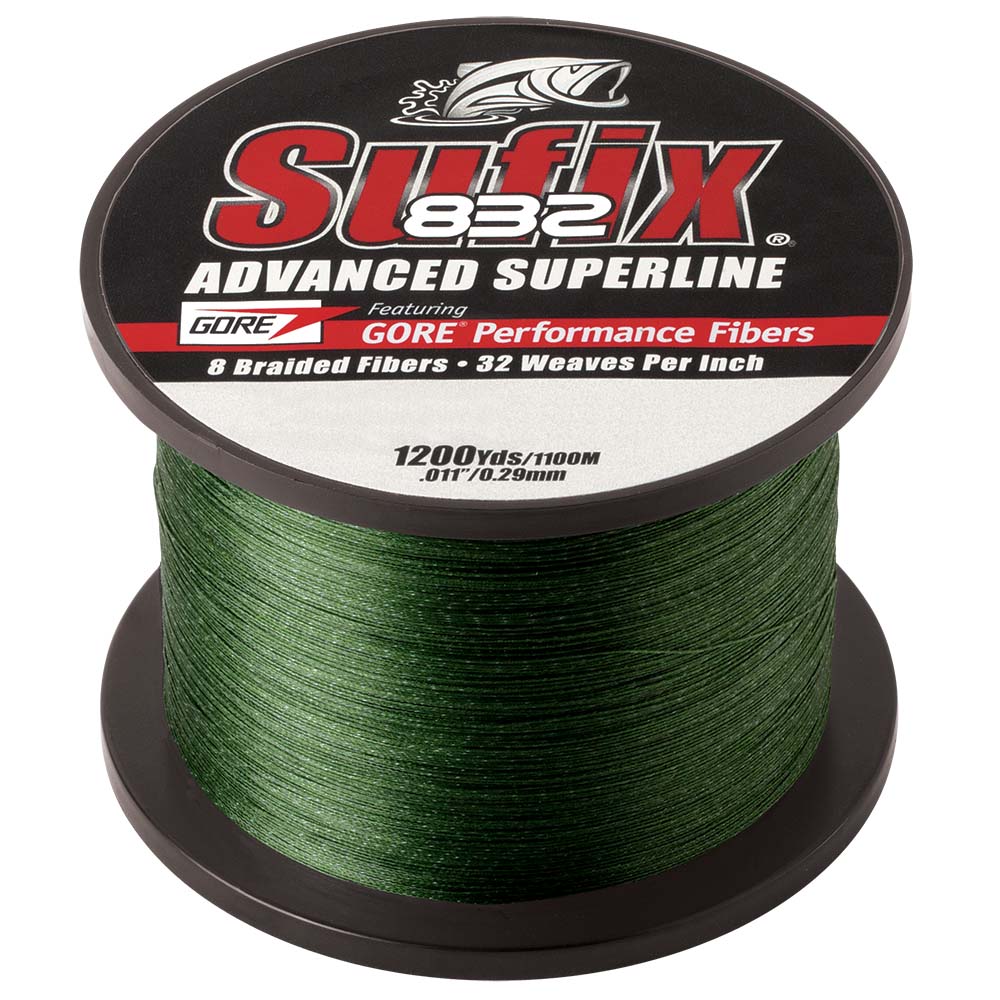 Sufix 832 Advanced Superline Braid - 30lb - Low-Vis Green - 1200 yds [660-330G] - Houseboatparts.com