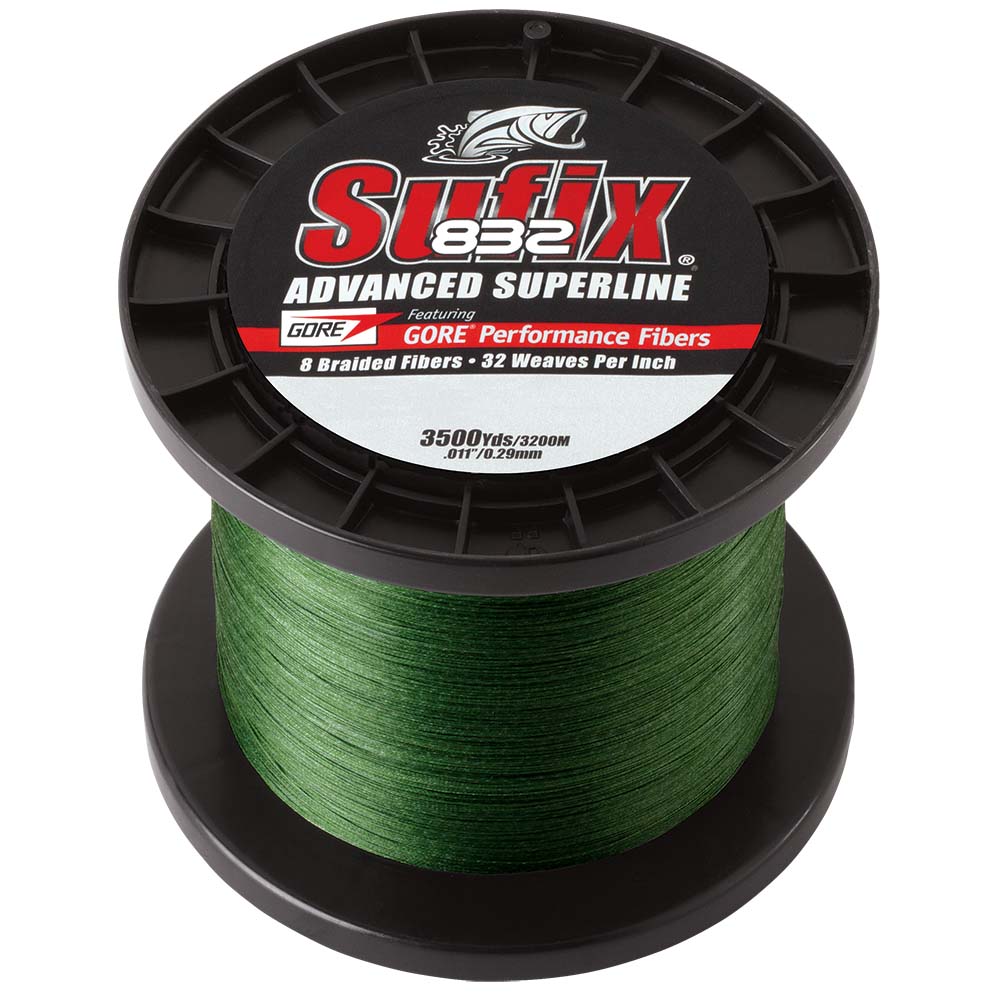 Sufix 832 Advanced Superline Braid - 30lb - Low-Vis Green - 3500 yds [660-430G] - Houseboatparts.com