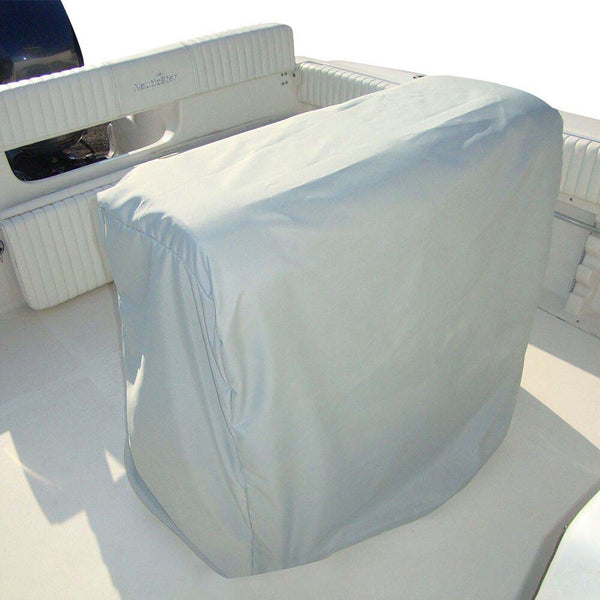Carver Poly-Flex II Universal Leaning Post Cover - 47"H x 41"W x 24"D - Grey [84013F-10] - Houseboatparts.com