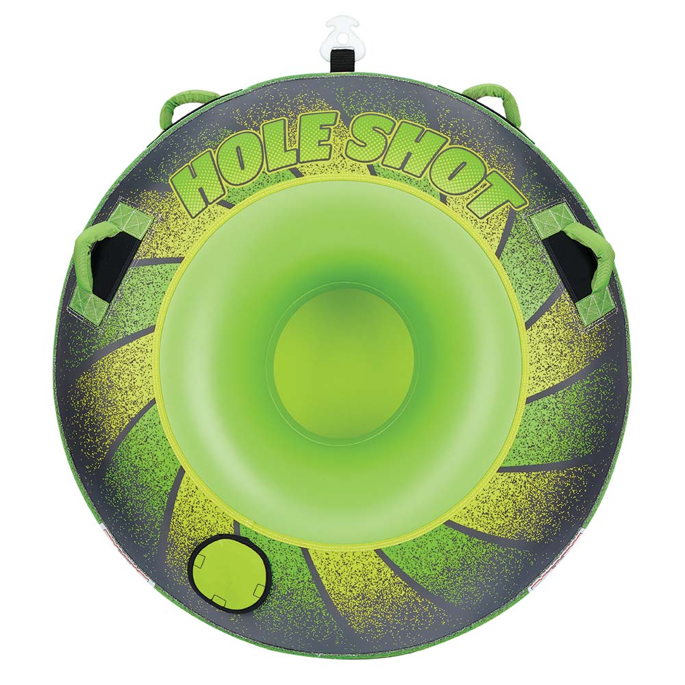 Full Throttle Hole Shot Towable Tube - 1 Rider - Green [302000-400-001-21] - Houseboatparts.com