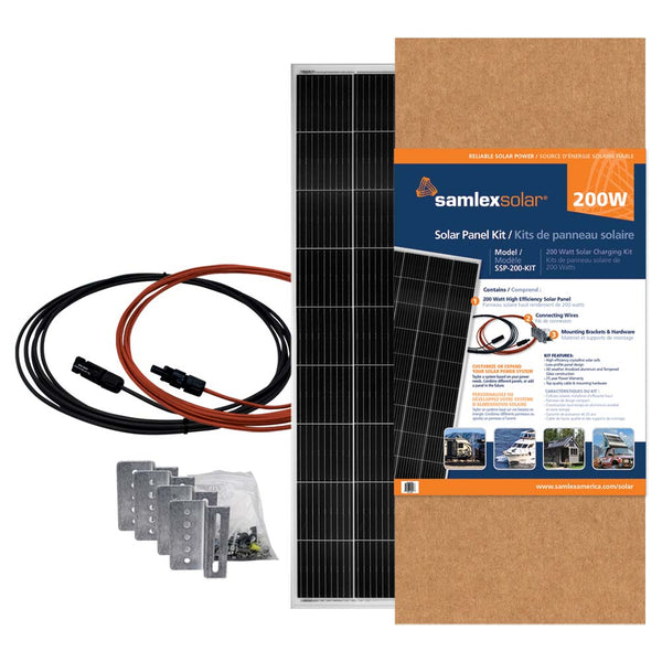 Samlex 200W Solar Panel Kit [SSP-200-KIT] - Houseboatparts.com