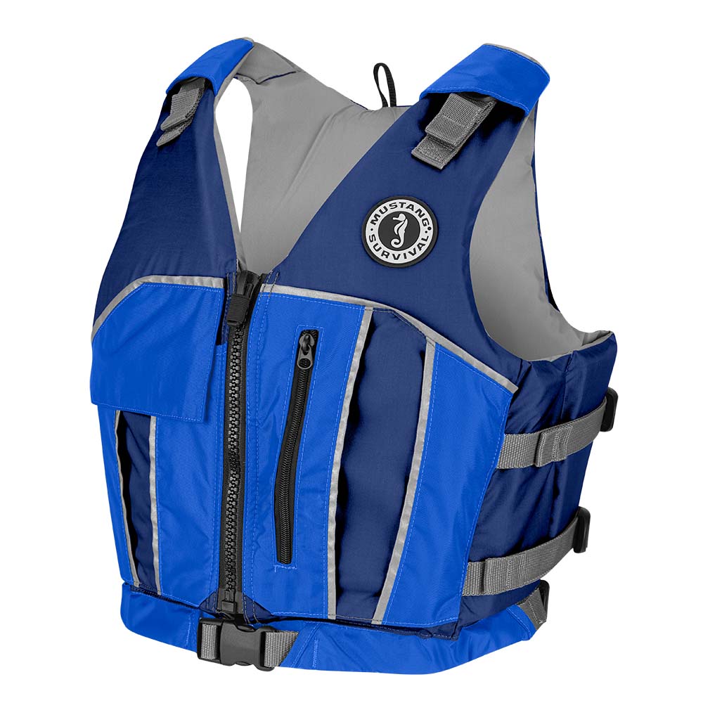 Mustang Reflex Foam Vest - Royal Blue/Navy - Medium/Large [MV7020-190-M/L-216] - Houseboatparts.com