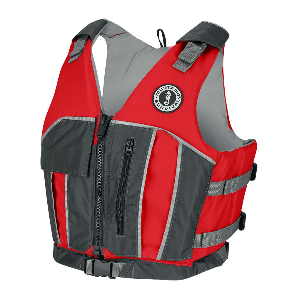 Mustang Reflex Foam Vest - Red/Grey - XL/XXL [MV7020-861-XL/XXL-216] - Houseboatparts.com