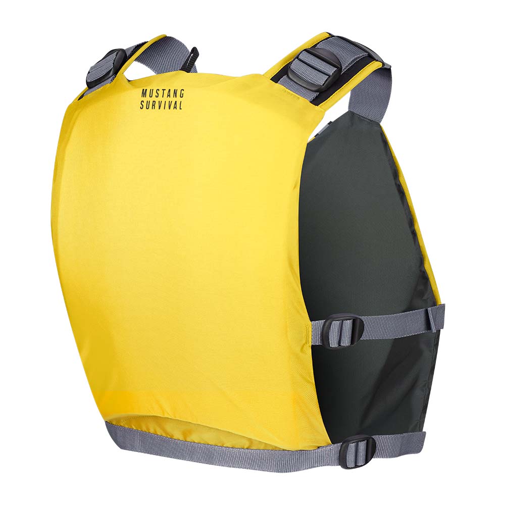 Mustang APF Foam Vest - Yellow/Grey - Universal [MV4111-222-0-216] - Houseboatparts.com