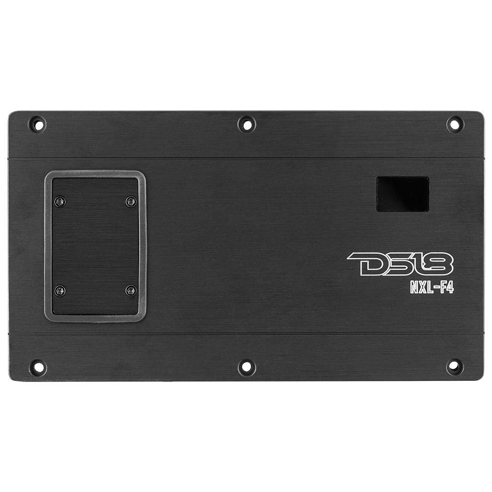 DS18 HYDRO Flush Mount Full Range Digital Marine 4-Channel AMP w/Voltmeter - 1200W [NXL-F4] - Houseboatparts.com