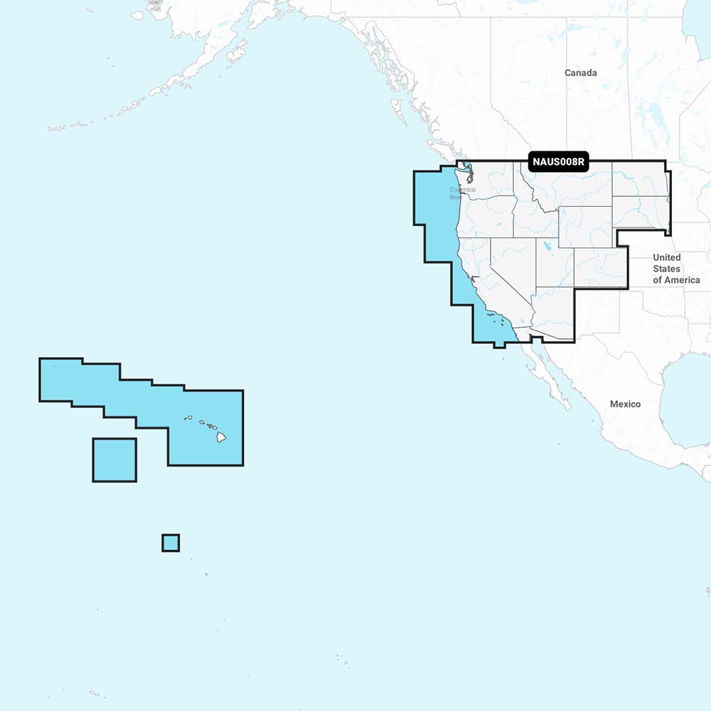 Navionics NAUS008R - U.S. West - Navionics+ [010-C1371-30] - Houseboatparts.com