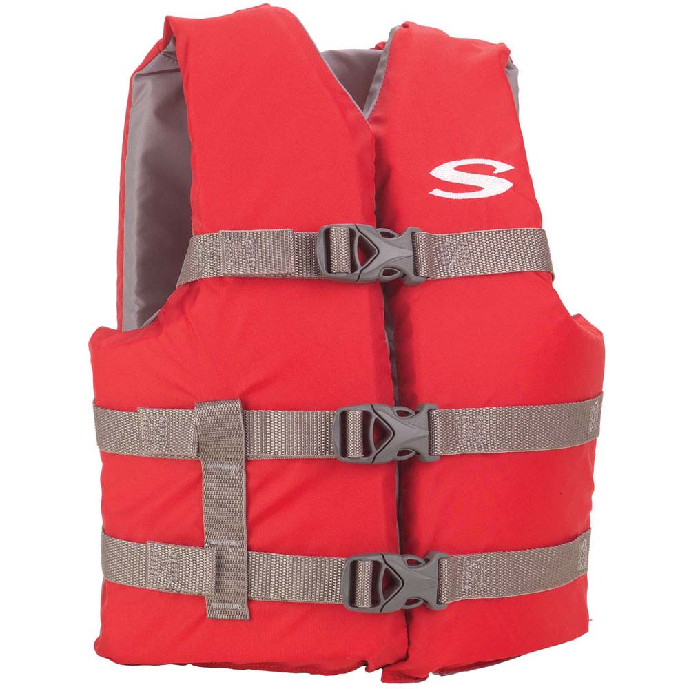 Stearns Youth Classic Vest Life Jacket - 50-90lbs - Red/Grey [2159436] - Houseboatparts.com