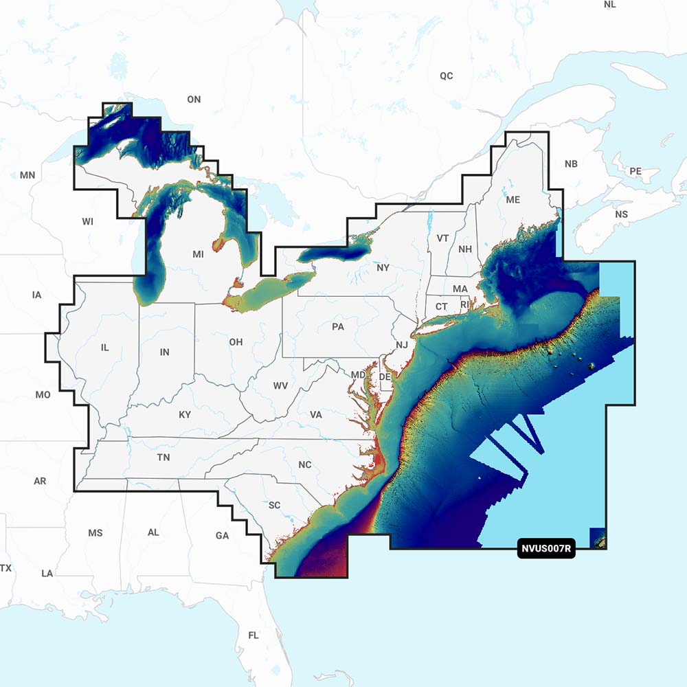 Garmin Navionics Vision+ NVUS007R U.S. East [010-C1291-00] - Houseboatparts.com