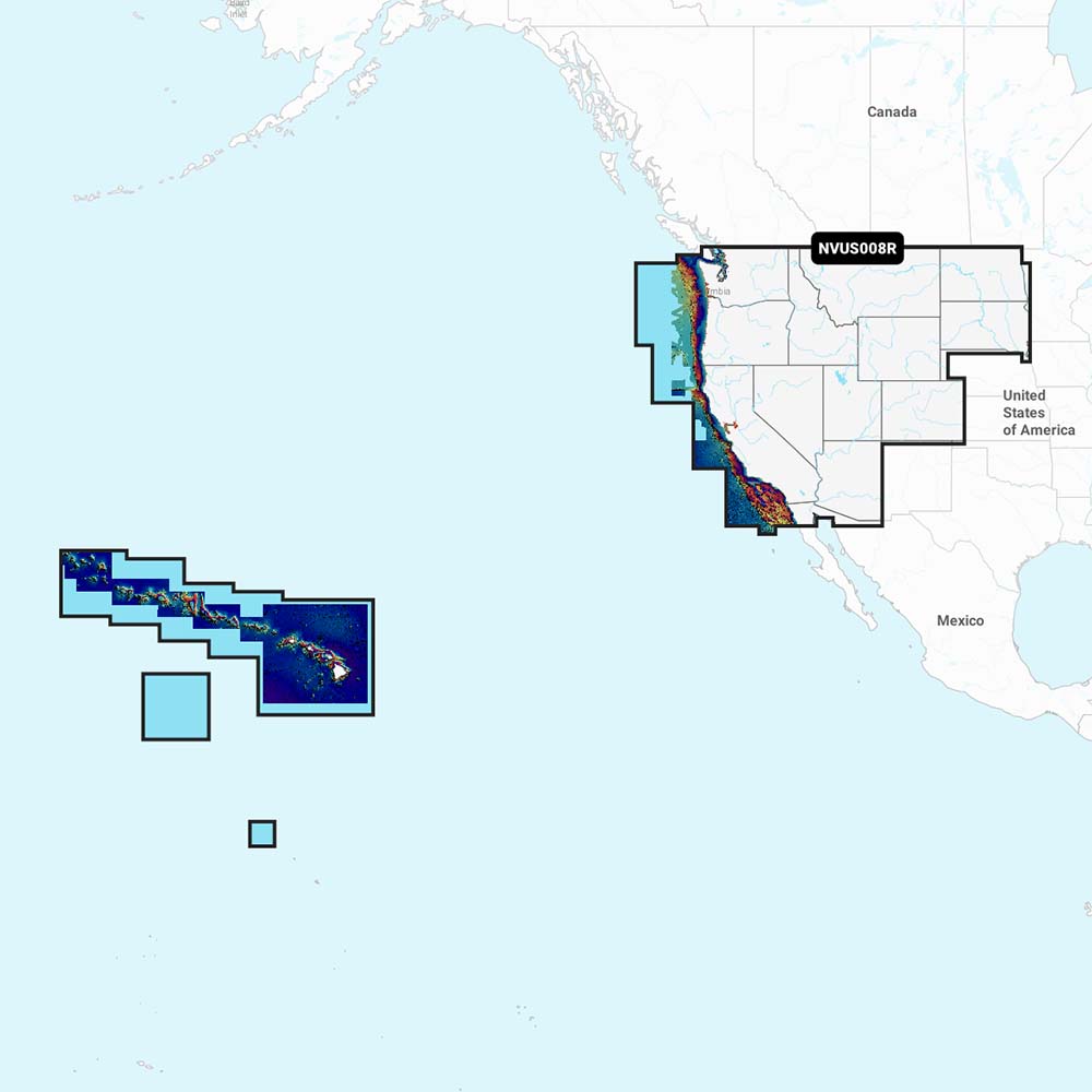 Garmin Navionics Vision+ NVUS008R U.S. West [010-C1292-00] - Houseboatparts.com