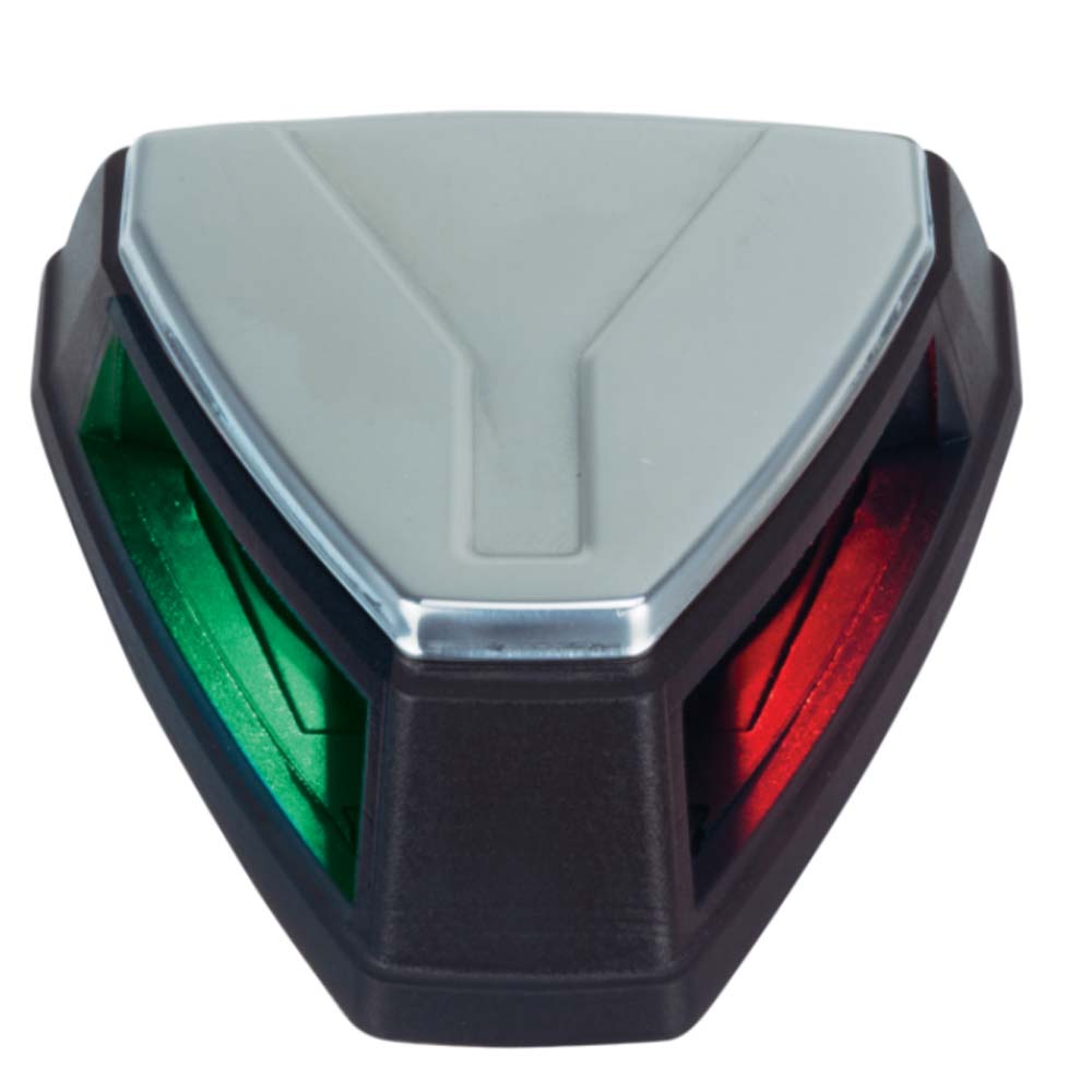 Perko 12V LED Bi-Color Navigation Light - Black/Stainless Steel [0655001BLS] - Houseboatparts.com