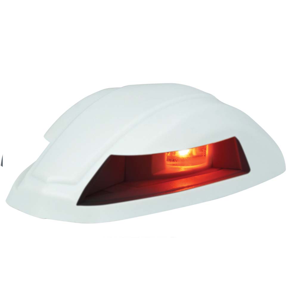 Perko 12V LED Bi-Color Navigation Light - White Rounded [0655002WHT] - Houseboatparts.com