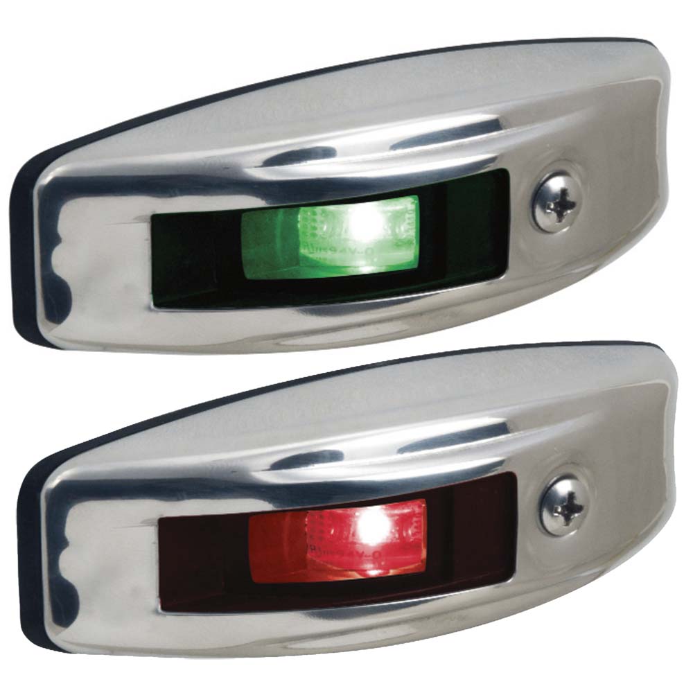 Perko 12V LED Side Light - Stainless Steel [0618000STS] - Houseboatparts.com