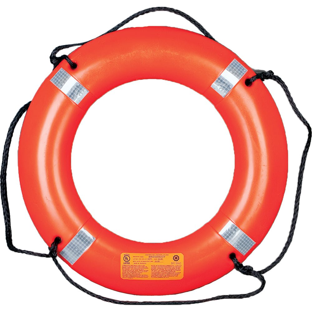 Mustang 30" Ring Buoy w/Reflective Tape [MRD030-2-0-311] - Houseboatparts.com