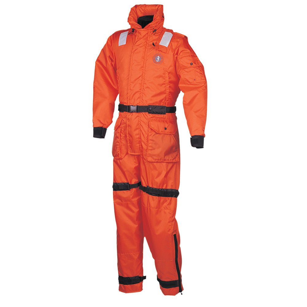 Mustang Deluxe Anti-Exposure Coverall Work Suit - Orange - Medium [MS2175-2-M-206] - Houseboatparts.com