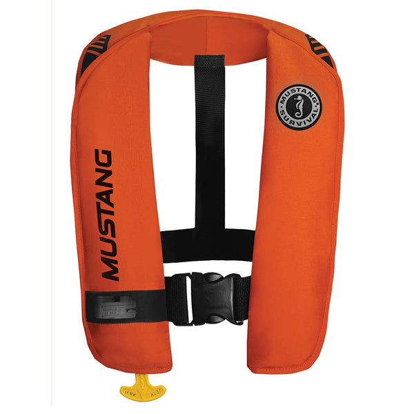 Mustang MIT 100 Inflatable PFD - Orange/Black - Automatic/Manual [MD2016T1-33-0-202] - Houseboatparts.com